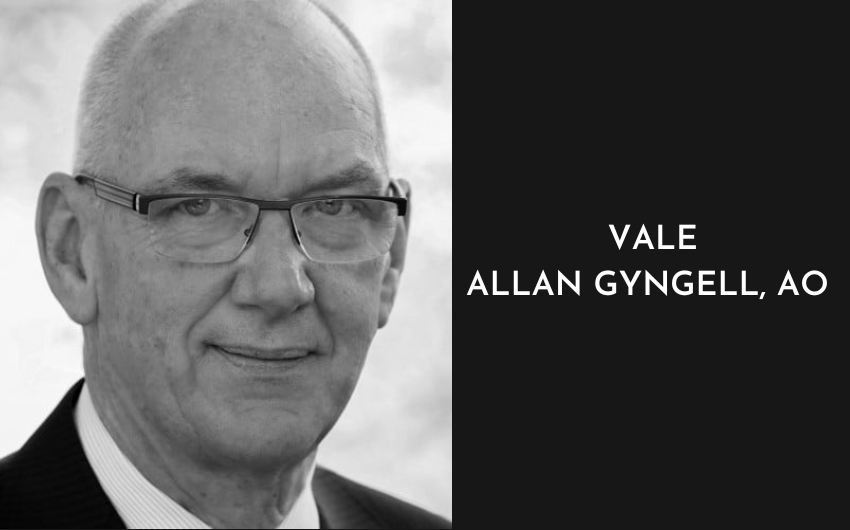 Vale Allan Gyngell, AO Vale Allan Gyngell, AO