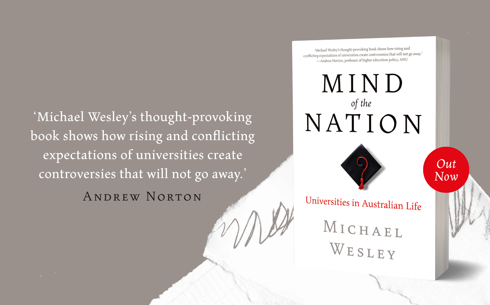 Out now: Mind of the Nation: Universities in Australian Life Out now: Mind of the Nation: Universities in Australian Life