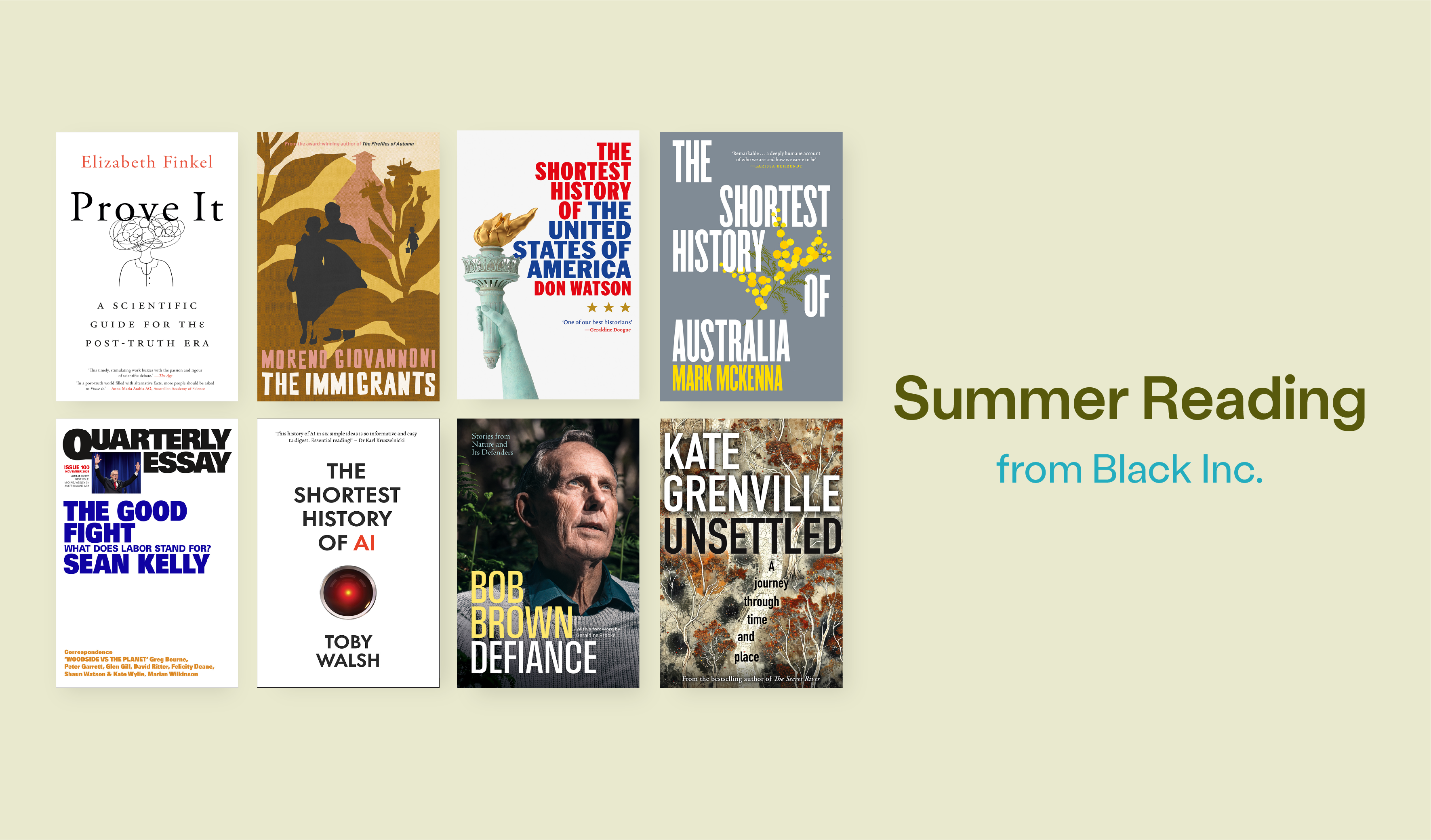 Black Inc. Summer Reading 