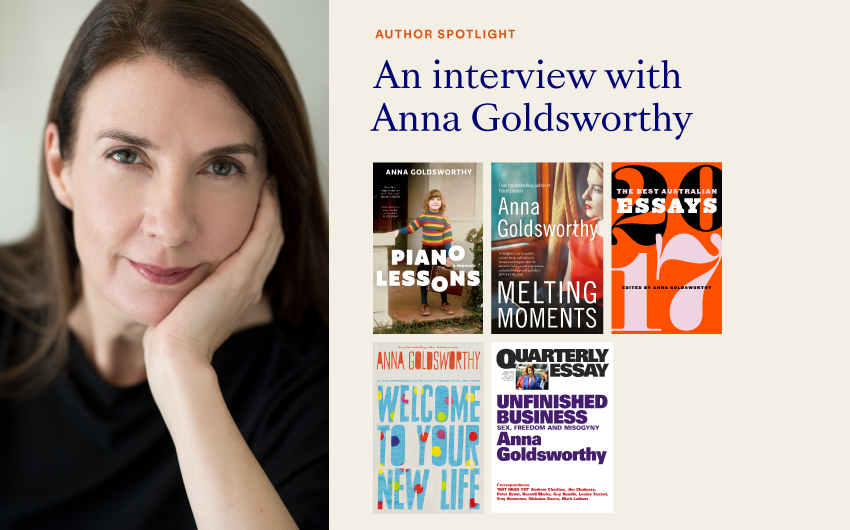 Author Spotlight on Anna Goldsworthy Author Spotlight on Anna Goldsworthy
