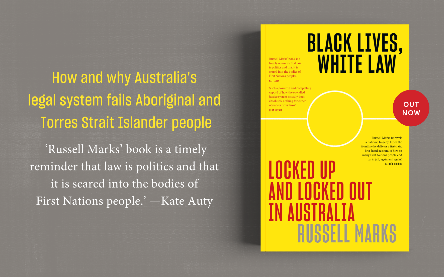 Out now: Black Lives, White Law