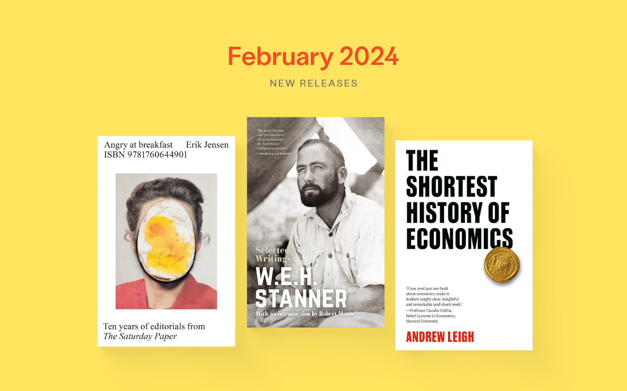 February 2024 new releases from Black Inc.