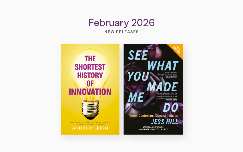 February 2026 new releases from Black Inc.