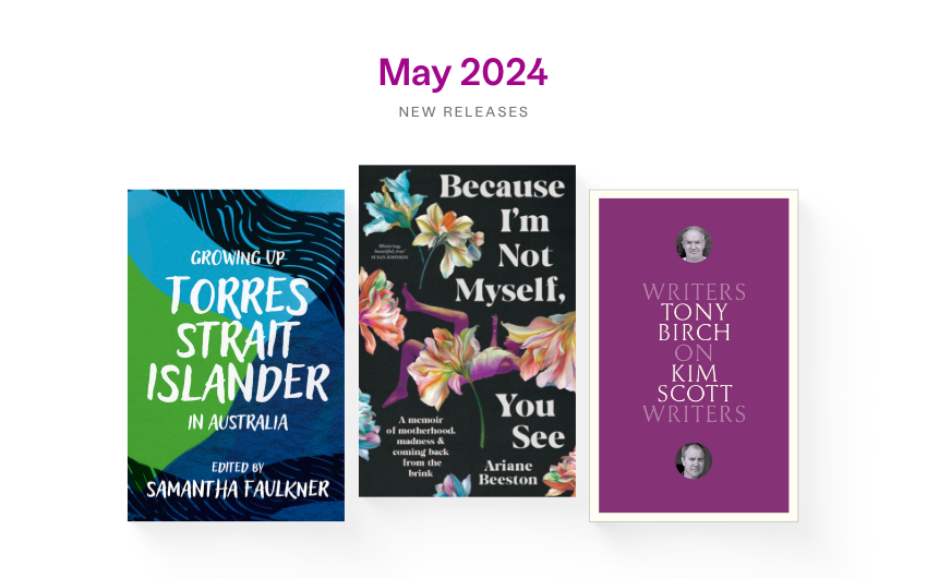May 2024 new releases from Black Inc.