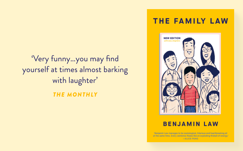 Out Now: The Family Law by Benjamin Law Out Now: The Family Law by Benjamin Law