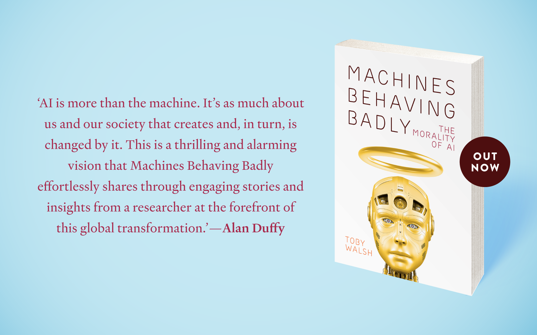 Out now: Machines Behaving Badly 