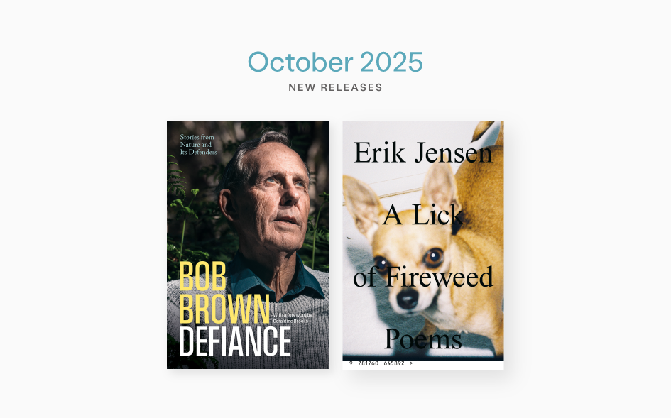 October 2025 new releases from Black Inc.