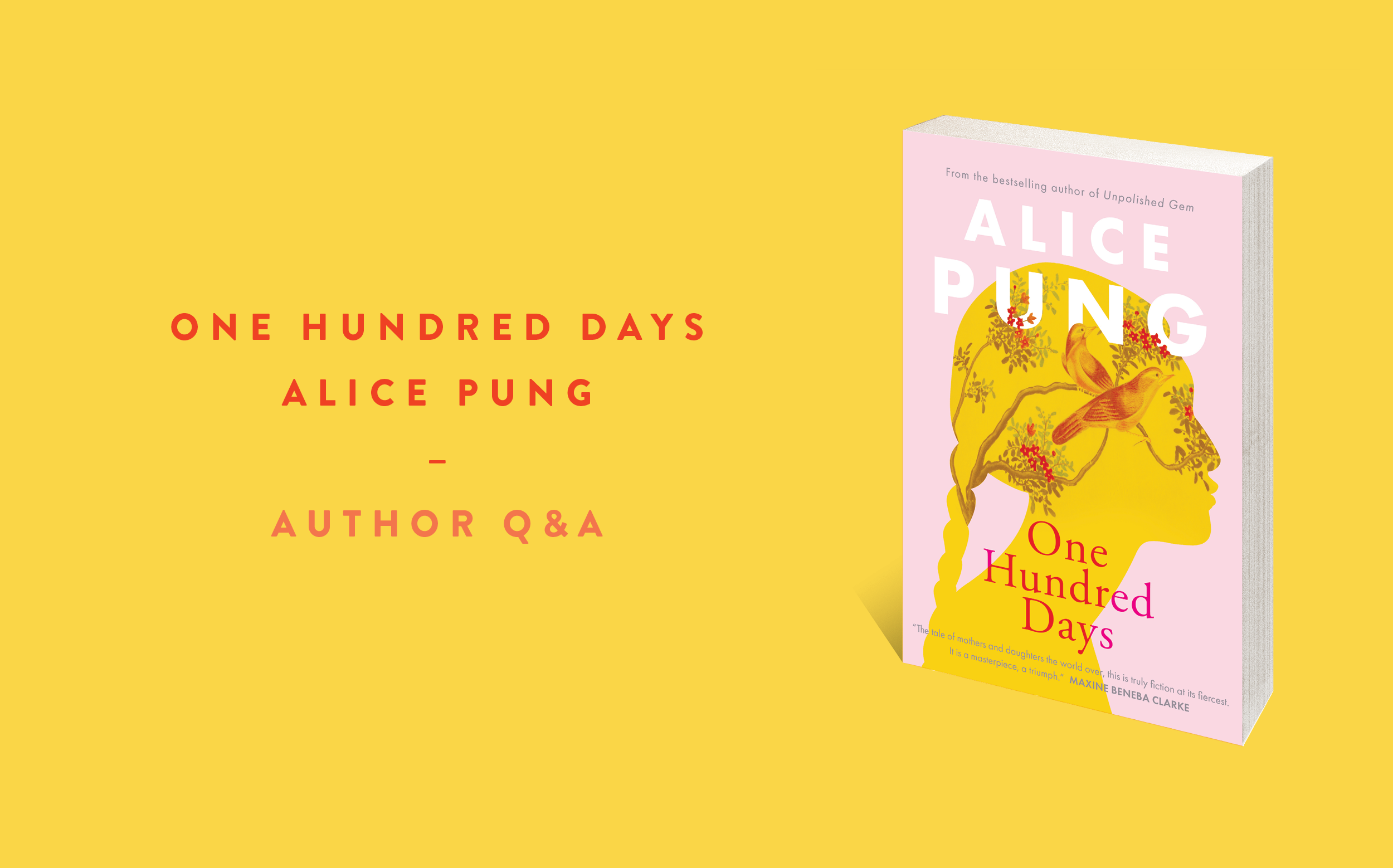 Author Q&A: Alice Pung on One Hundred Days
