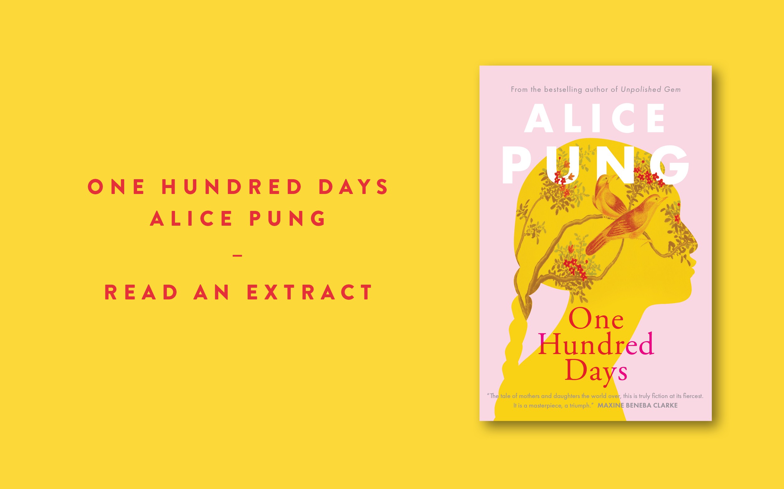 Read an extract: One Hundred Days Read an extract: One Hundred Days