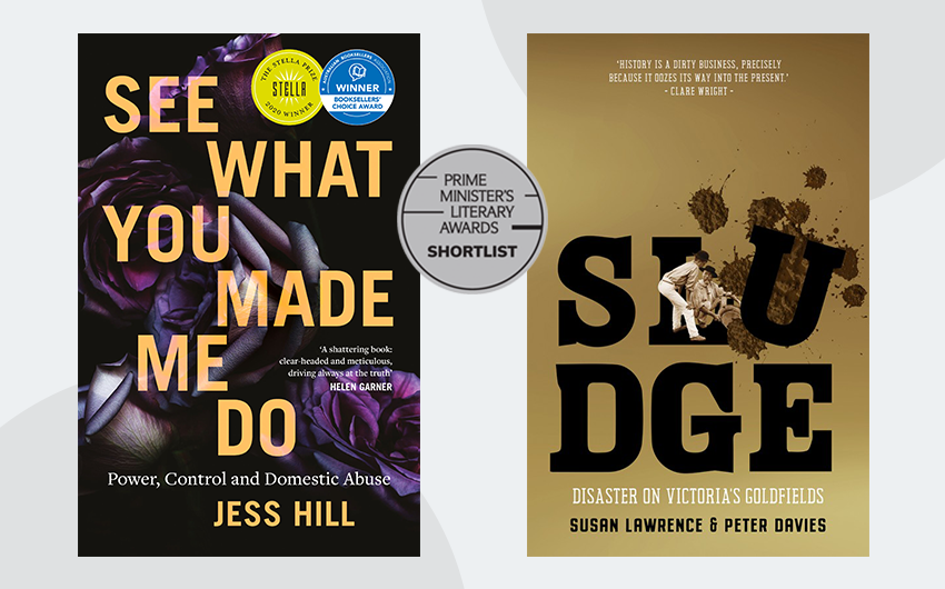 See What You Made Me Do and Sludge shortlisted for PM Literary Awards See What You Made Me Do and Sludge shortlisted for PM Literary Awards