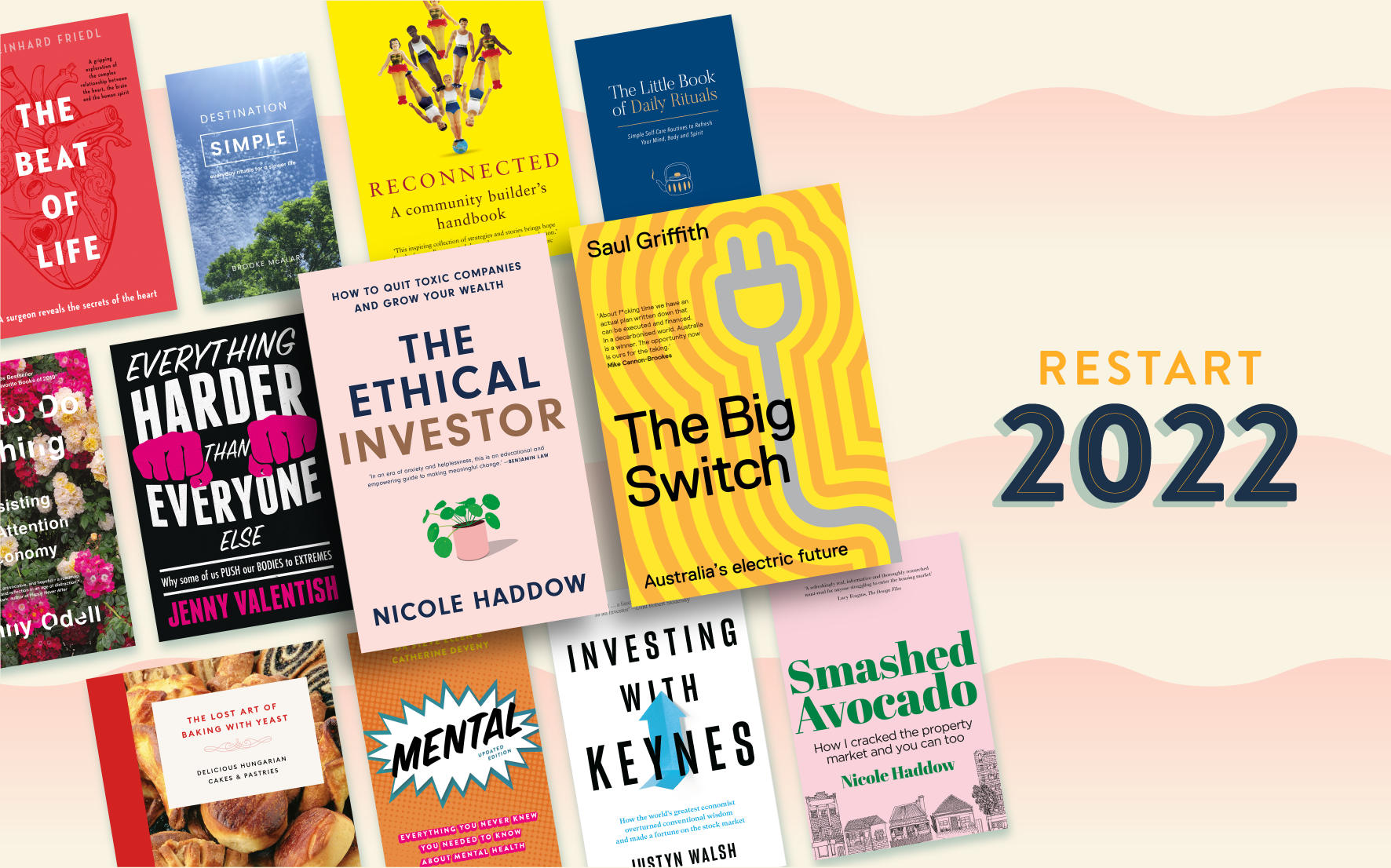 Join us in restarting 2022 with a selection of some of our top titles.