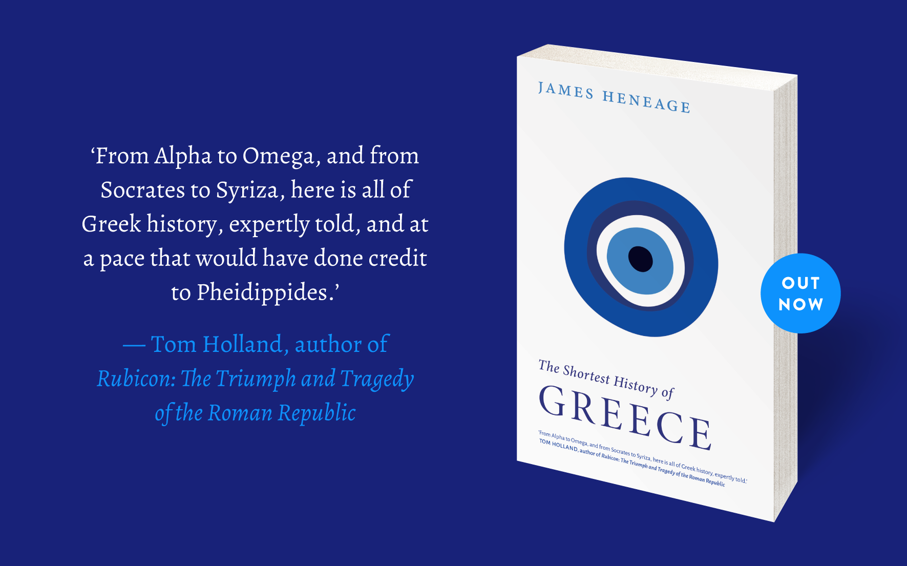Out now: The Shortest History of Greece 