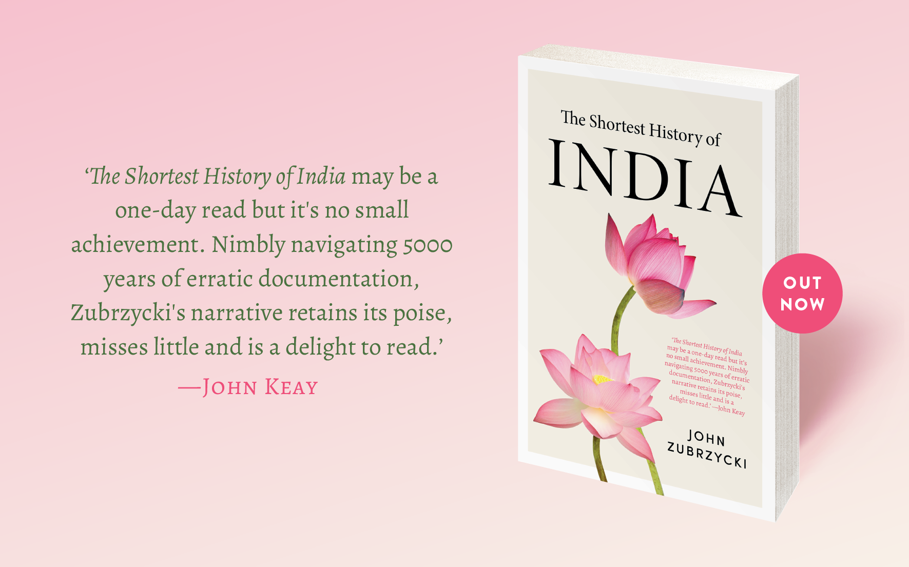 Out Now: The Shortest History of India 