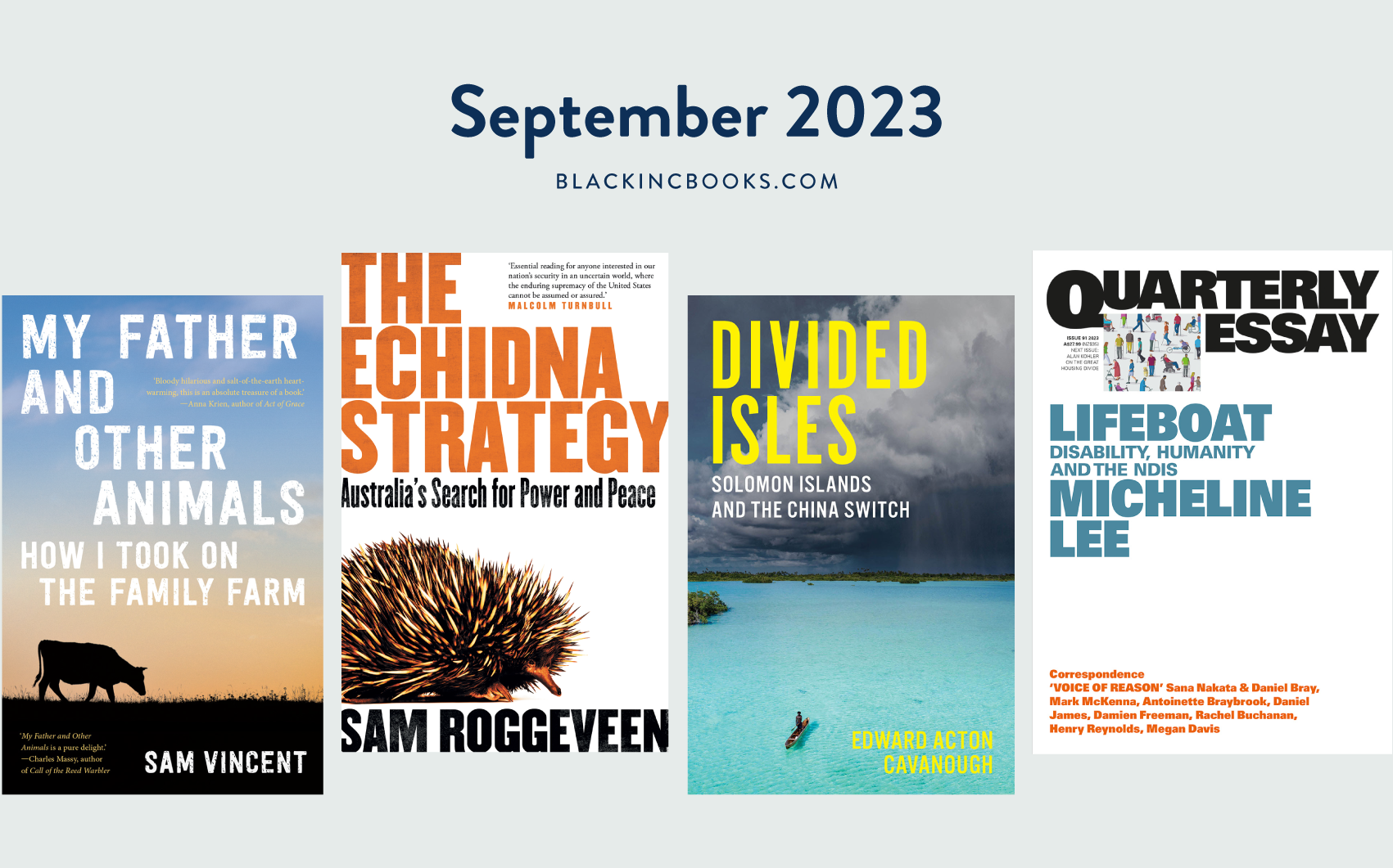 September 2023 new releases from Black Inc. September 2023 new releases from Black Inc.