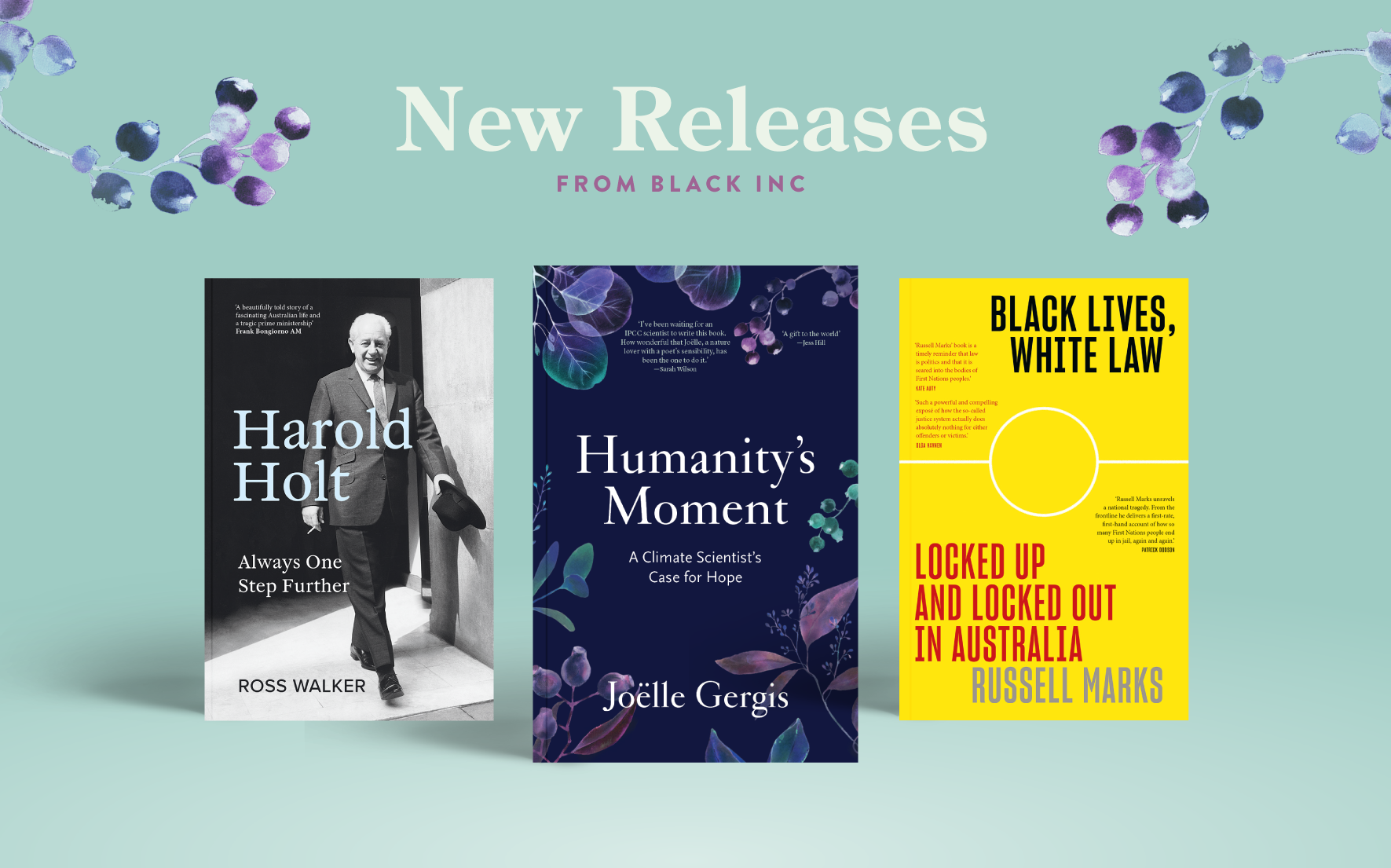 September new releases from Black Inc. September new releases from Black Inc.