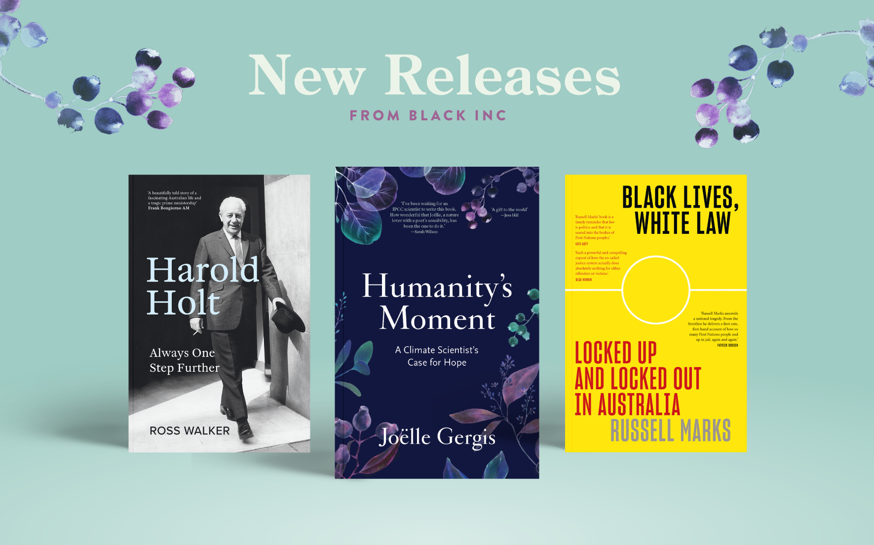 September new releases from Black Inc.