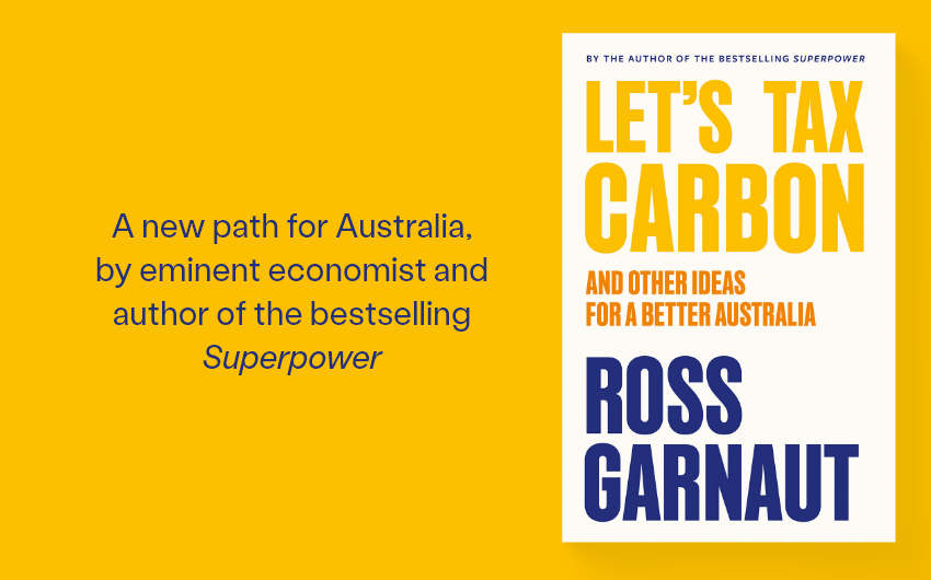 Out Now: Let's Tax Carbon Out Now: Let's Tax Carbon