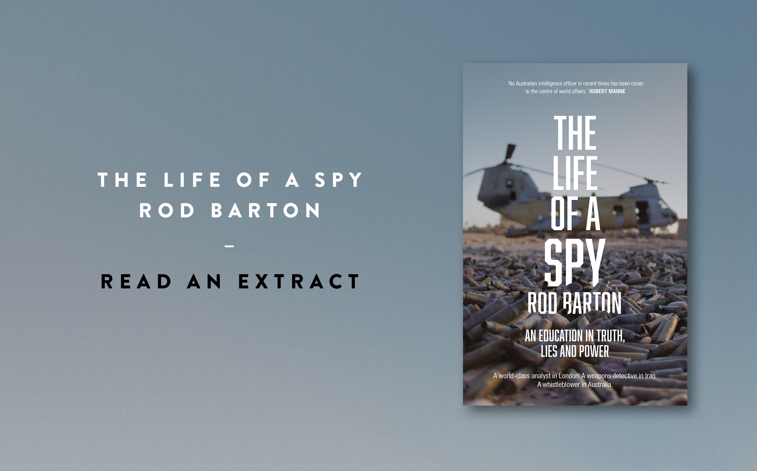 Read an extract: The Life of a Spy