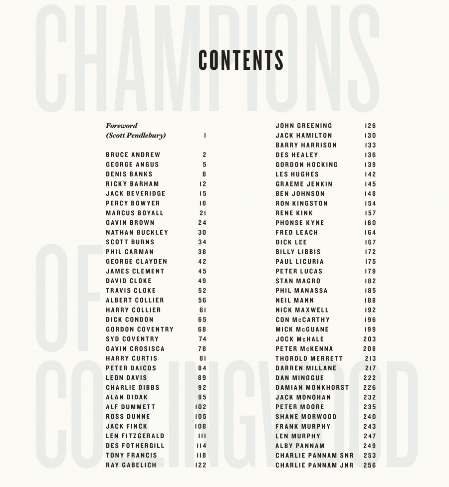 Champions of Collingwood