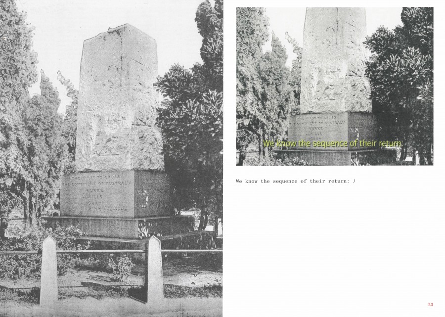 Monument for the flooding of Royal Park