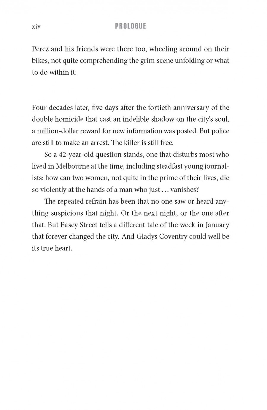 Murder on Easey Street