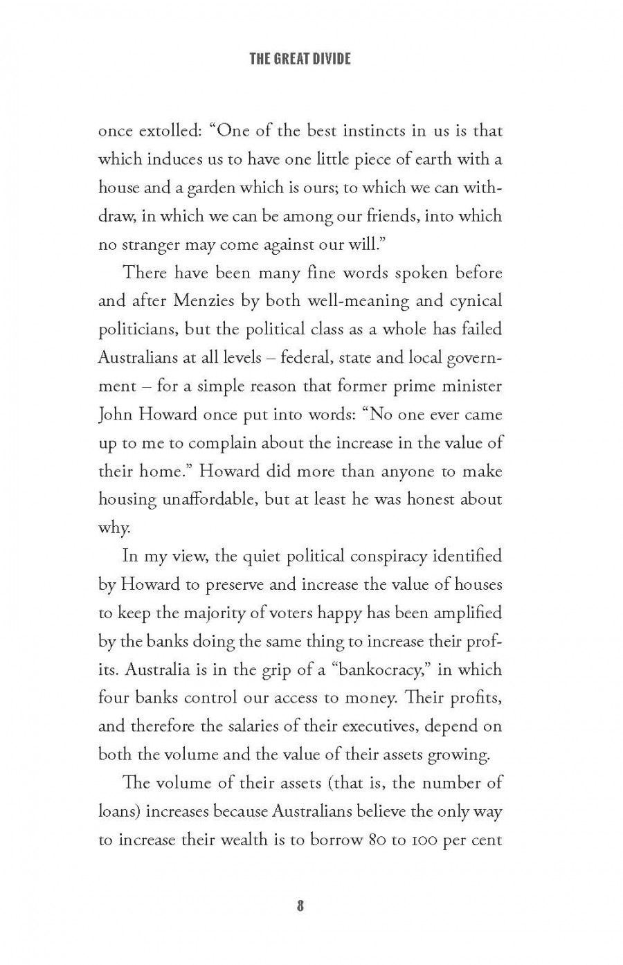 The Great Divide