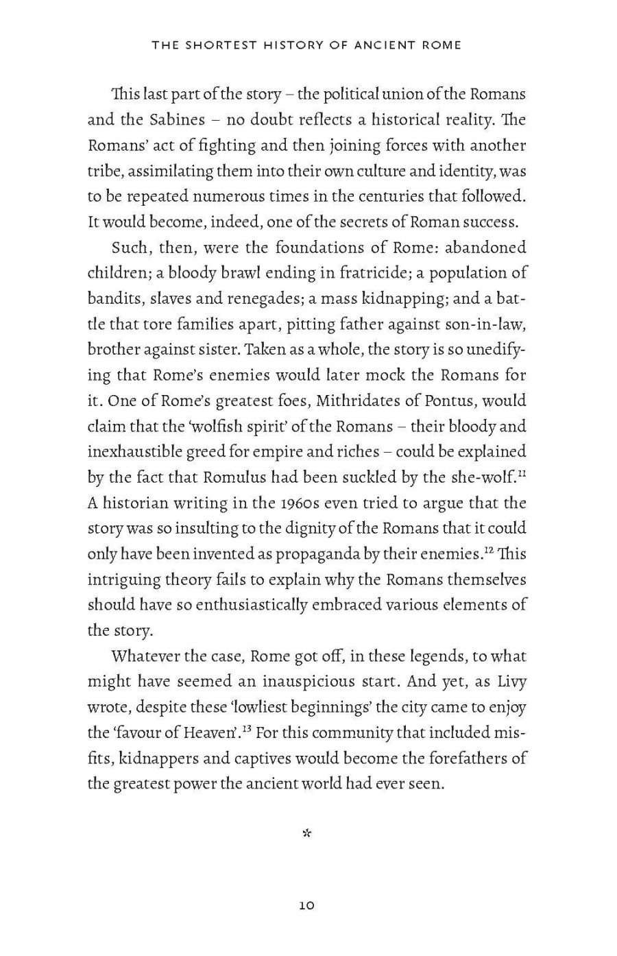 The Shortest History of Ancient Rome