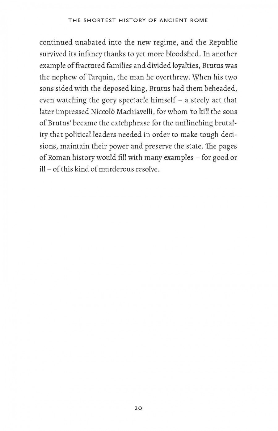The Shortest History of Ancient Rome