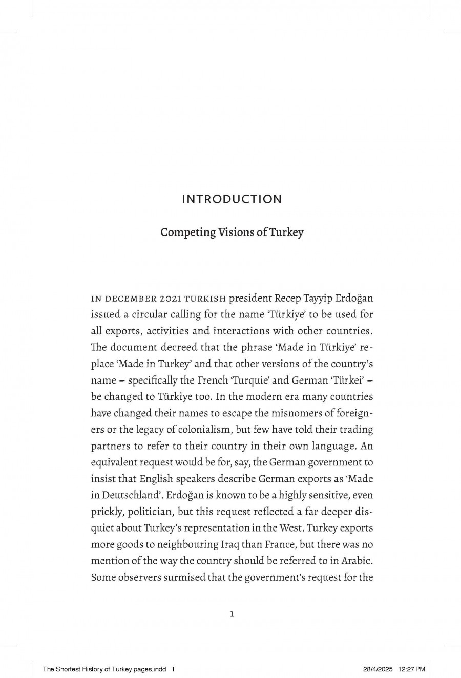 The Shortest History of Turkey