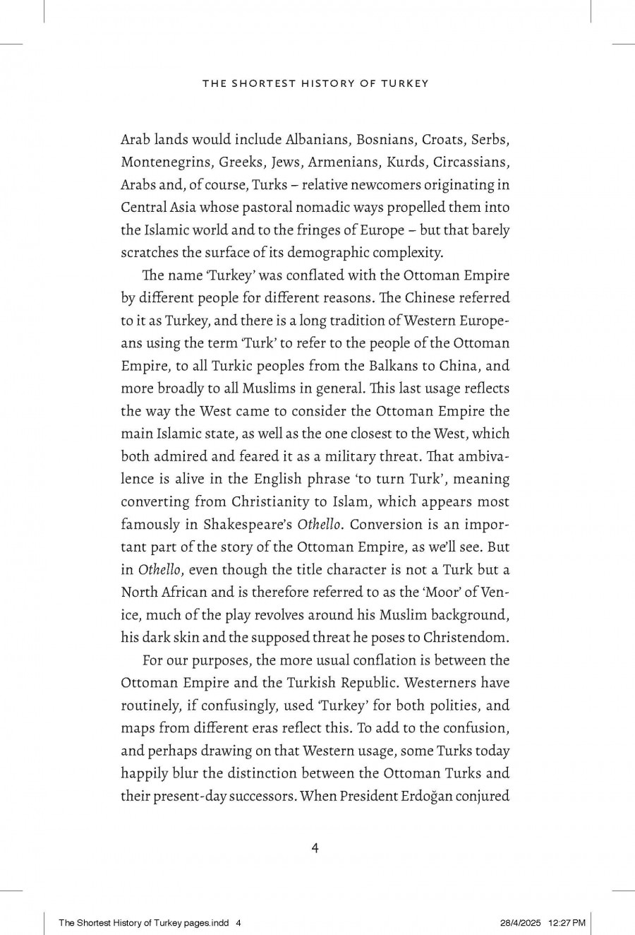 The Shortest History of Turkey