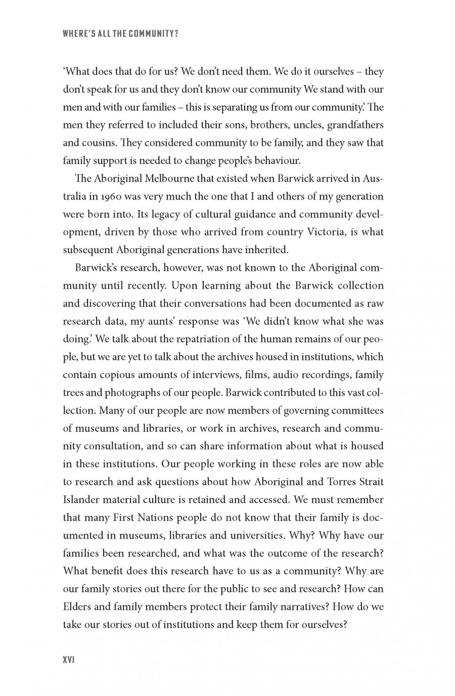 Where's All the Community?