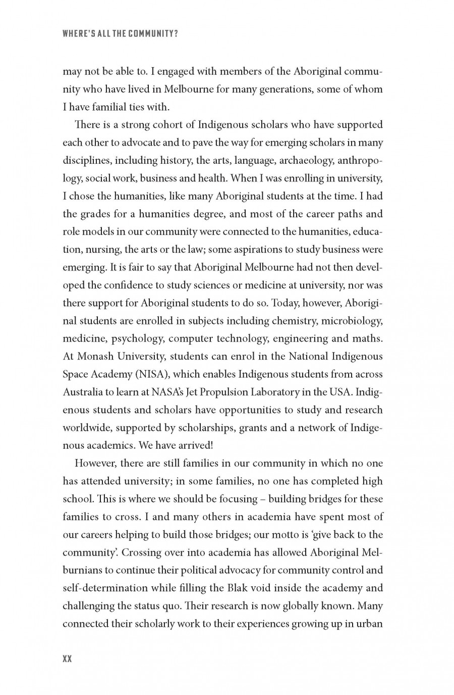 Where's All the Community?