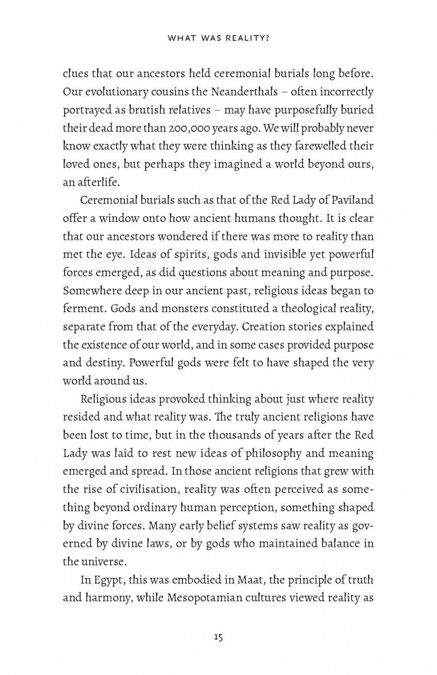 The Shortest History of Reality The Shortest History of Reality
