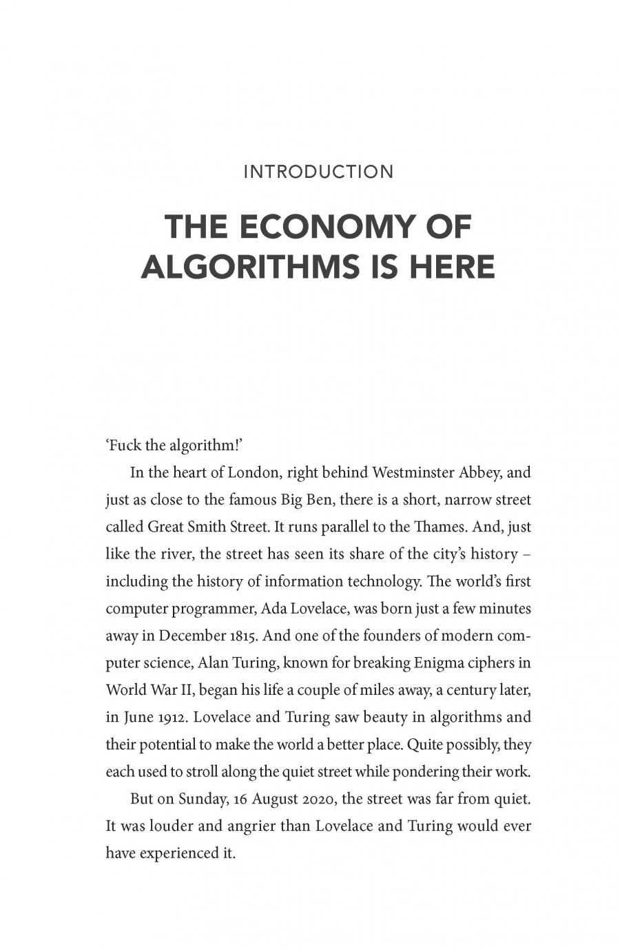 The Economy of Algorithms