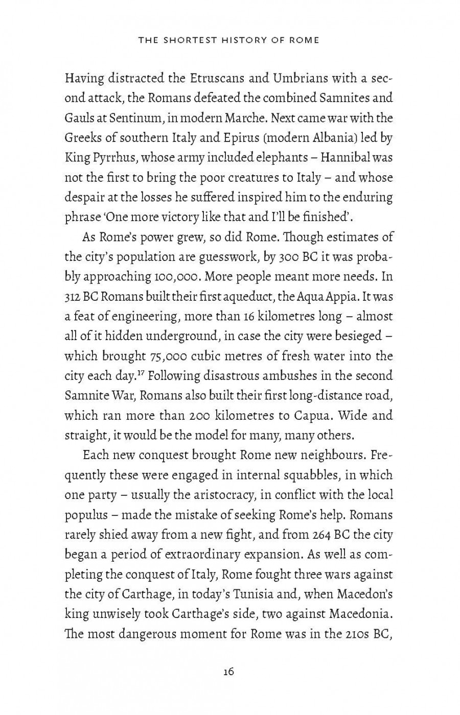 The Shortest History of Rome