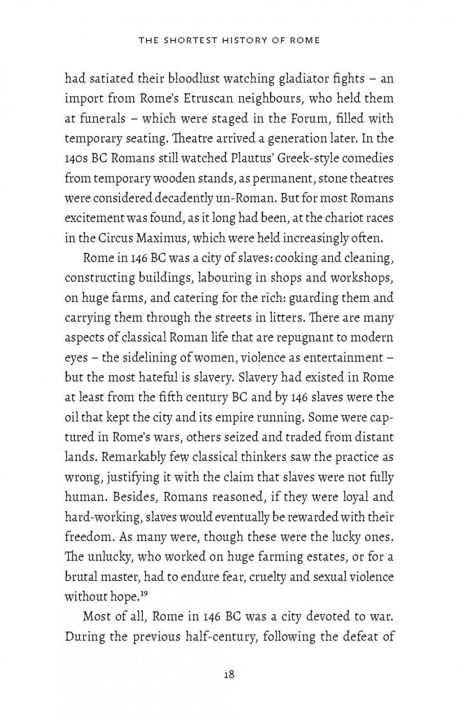 The Shortest History of Rome