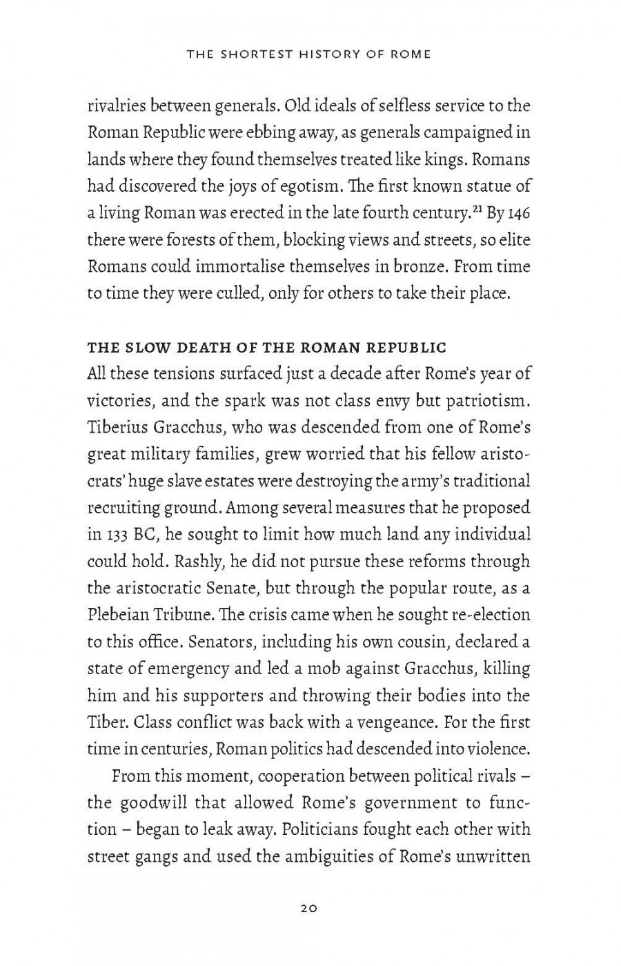 The Shortest History of Rome