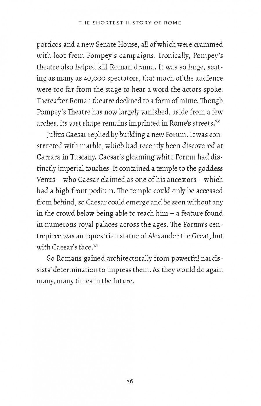 The Shortest History of Rome